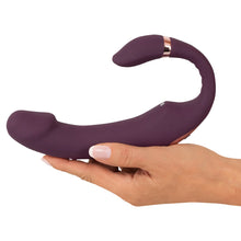 Lade das Bild in den Galerie-Viewer, Doppelvibrator mit nickender Vibro-Spitze + biegsamem Klitorisvibrator
