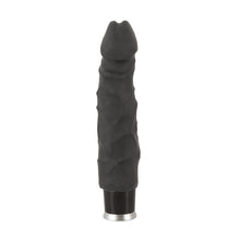 Lade das Bild in den Galerie-Viewer, Big Vibrator Black Nature Skin - 20,5 cm
