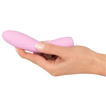 Lade das Bild in den Galerie-Viewer, Minivibrator mit gerillter Spitze und extrem starker Vibration - 14,1 cm
