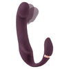 Doppelvibrator mit nickender Vibro-Spitze + biegsamem Klitorisvibrator