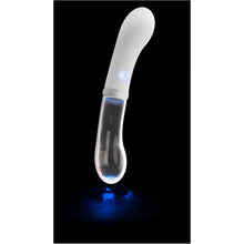 Lade das Bild in den Galerie-Viewer, G-Spot LED Vibrator - Beidseitig nutzbar - Glas und Silikon - 18 cm
