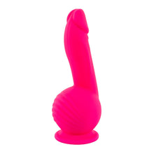 Lade das Bild in den Galerie-Viewer, Kraftvoller Vibrator Pink im Penis-Look mit Saugfuß - 19 cm
