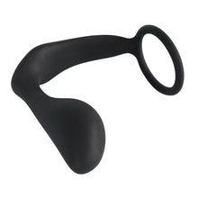 Lade das Bild in den Galerie-Viewer, Penisring mit Anal-Plug 10cm

