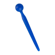 Lade das Bild in den Galerie-Viewer, Flexible konisch geformter Penisplug Dilator Blau - 9,6 cm
