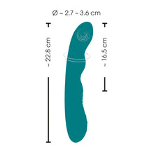 Lade das Bild in den Galerie-Viewer, G-Punkt-Vibrator mit rotierender Spitze, Wasserdicht - 23 cm
