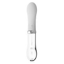 Lade das Bild in den Galerie-Viewer, G-Spot LED Vibrator - Beidseitig nutzbar - Glas und Silikon - 18 cm
