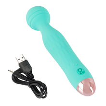 Lade das Bild in den Galerie-Viewer, Silikon Mini-Vibrator mit flexiblem Kopf und 7 Vibrations-Modi - 17,2cm
