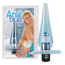 Lade das Bild in den Galerie-Viewer, Vibro Anal-Plug, 11cm  &quot;Anal Blue&quot;
