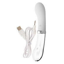 Lade das Bild in den Galerie-Viewer, G-Spot LED Vibrator - Beidseitig nutzbar - Glas und Silikon - 18 cm
