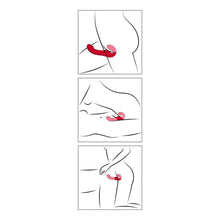 Lade das Bild in den Galerie-Viewer, Silikon Strap-on-Doppelvibrator - Gurtlos mit Fernbedienung - 19 cm
