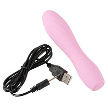 Lade das Bild in den Galerie-Viewer, Minivibrator mit gerillter Spitze und extrem starker Vibration - 14,1 cm
