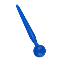 Lade das Bild in den Galerie-Viewer, Flexible konisch geformter Penisplug Dilator Blau - 9,6 cm
