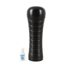 Lade das Bild in den Galerie-Viewer, Masturbator mit Massage-Noppen in schwarzer Design-Dose
