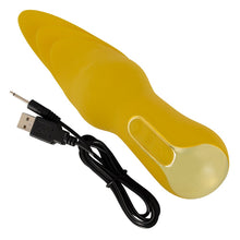 Lade das Bild in den Galerie-Viewer, Silikon Zungen-Vibrator mit 3 flexiblen Flatter-Spitzen - 18,6 cm
