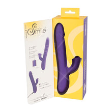 Lade das Bild in den Galerie-Viewer, Rabbit-Vibrator mit 3 Zungen und Rotation - 24,7cm
