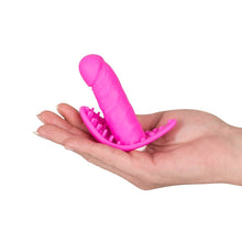 Lade das Bild in den Galerie-Viewer, Silikon Panty-Vibrator mit genoppter Auflagefläche - 8 cm
