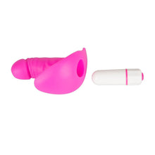 Lade das Bild in den Galerie-Viewer, Silikon Panty-Vibrator mit genoppter Auflagefläche - 8 cm
