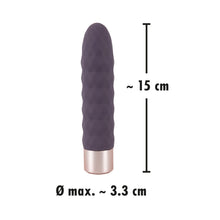 Lade das Bild in den Galerie-Viewer, Silikon Elegant Vibrator mit 10 Vibrationsmodi, 15cm &quot;Diamond Vibe&quot;

