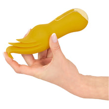 Lade das Bild in den Galerie-Viewer, Silikon Zungen-Vibrator mit 3 flexiblen Flatter-Spitzen - 18,6 cm
