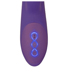Lade das Bild in den Galerie-Viewer, Rabbit-Vibrator mit 3 Zungen und Rotation - 24,7cm
