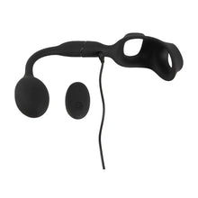 Lade das Bild in den Galerie-Viewer, Penis-Hodenring mit Vibro-Analplug und kabelloser Fernbedienung
