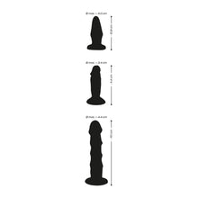Lade das Bild in den Galerie-Viewer, 3-tlg. Anal Training Set - 1x Analplug + 2x Analdildos Transparent
