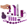 12-tlg. Lovetoy-Set Surprise Lila mit Vibrator, Penisring und Vibro-Ei