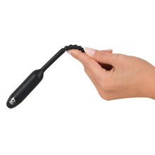 Lade das Bild in den Galerie-Viewer, Dilator-Vibrator mit 7 Vibrationen schwarz &quot;Pearl Vibe&quot;
