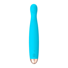 Lade das Bild in den Galerie-Viewer, Silikon Mini-Vibrator in Blau mit 7 Vibrations-Modi, 18,7cm
