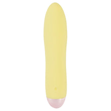 Lade das Bild in den Galerie-Viewer, Silikon Mini-Vibrator Gelb Cuties 13cm
