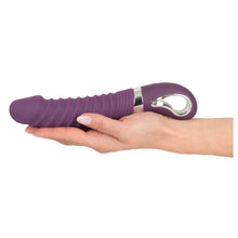 Lade das Bild in den Galerie-Viewer, Vibrator mit Wärme-Funktion aus weichem Liquid Silikon - 23,5 cm
