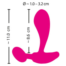 Lade das Bild in den Galerie-Viewer, Panty Vibrator mit praller G-Punkt-Spitze und Fernbedienung - 11 cm
