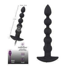 Lade das Bild in den Galerie-Viewer, Silikon Analkette mit 5 Kugeln, wiederaufladbar
