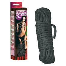 Lade das Bild in den Galerie-Viewer, Bondage Seil schwarz 7m
