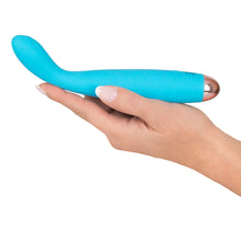 Lade das Bild in den Galerie-Viewer, Silikon Mini-Vibrator in Blau mit 7 Vibrations-Modi, 18,7cm
