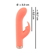 Lade das Bild in den Galerie-Viewer, Mini Rabbit Vibrator stimuliert Vagina, G-Punkt &amp; Klitoris - 16,7 cm
